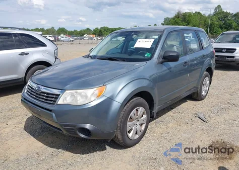 2009 Subaru Forester 2.5X from USA, damaged, VIN JF2SH61629G734894